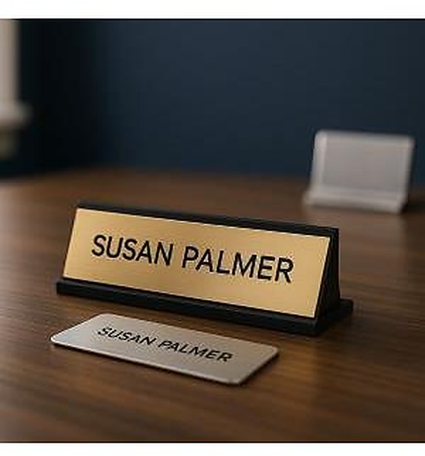Engraved Signs and Name Badges from The Rubber Stamp Shop